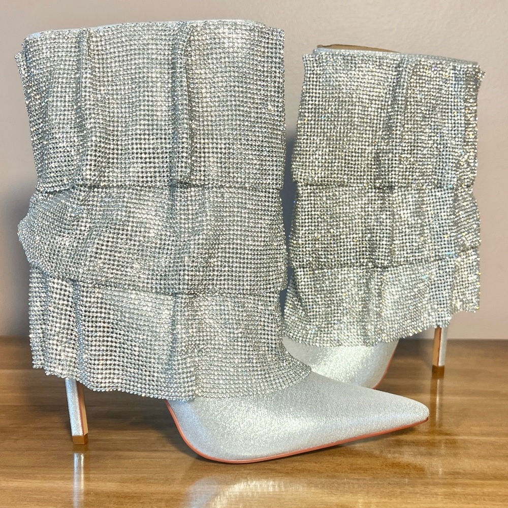 Azalea Wang rhinestone Western Style Boots